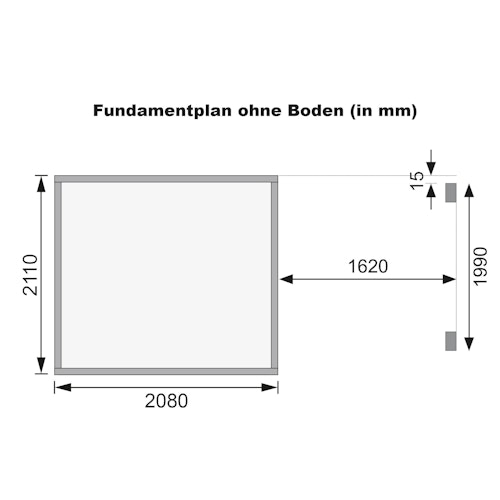 Karibu Eco Gartenhaus Merseburg 4 inkl. Anbaudach - Sparset