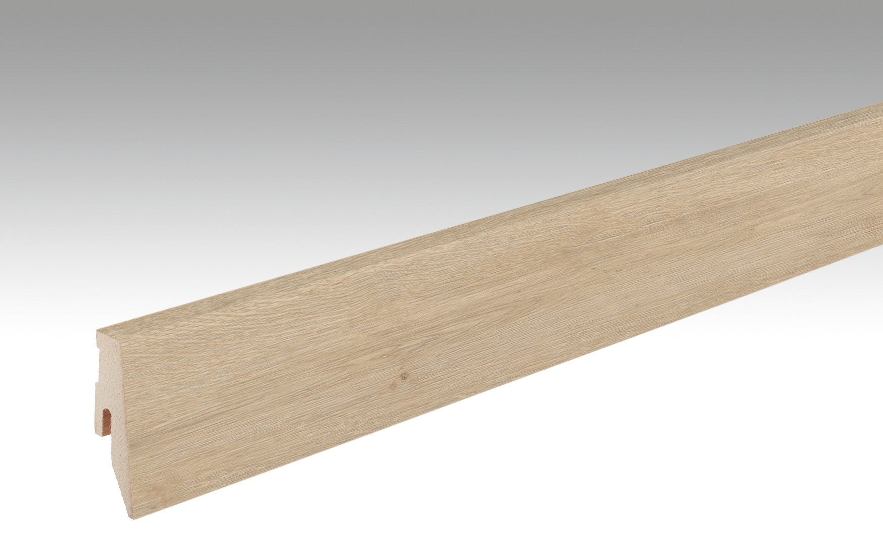 Vorschaubild Galerie MEISTER Fußleiste Profil 3 PK Eiche Atacama 6380 für Laminatböden - 2380 x 60 x 20 mm