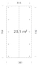 Palmako Carport Robert 23,1 m²