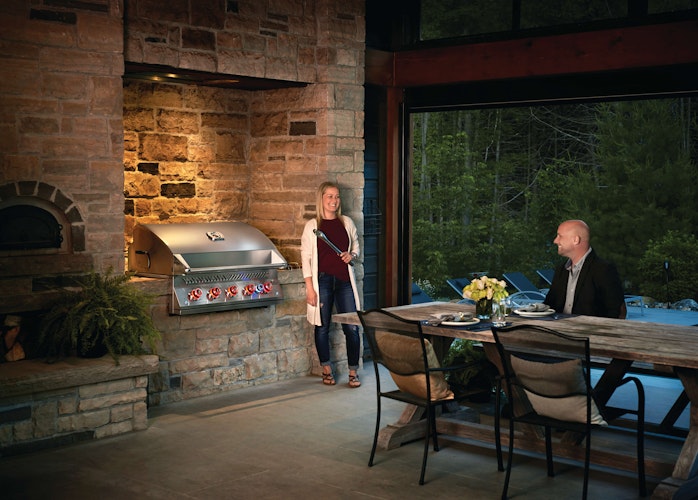 NAPOLEON Einbau-Gasgrill 700-Series 38", Edelstahl inkl. Drehspieß