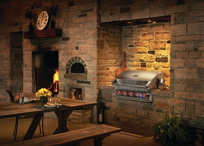 NAPOLEON Einbau-Gasgrill 700-Series 38", Edelstahl inkl. Drehspieß
