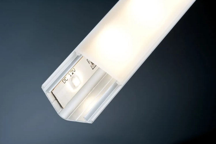 Paulmann LED Strip Profil Delta 2m in Alu/Satin