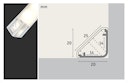 Paulmann LED Strip Profil Delta 2m in Alu/Satin