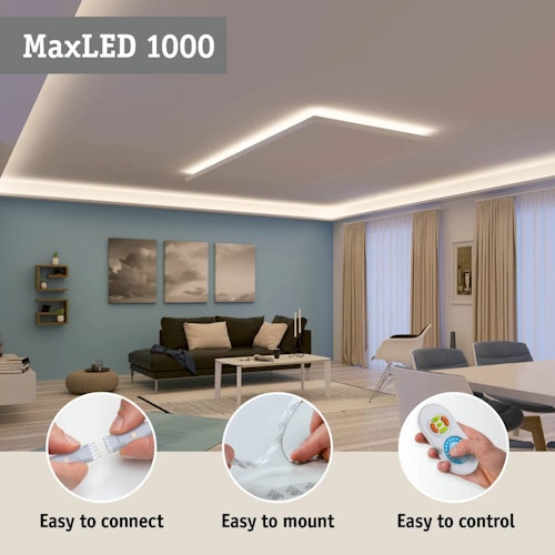 Paulmann MaxLED 1000 LED Strip Warmweiß Basisset 3m