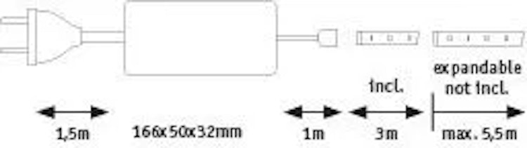 Paulmann MaxLED 1000 LED Strip Tageslichtweiß Basisset 3m