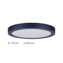 Paulmann LED Panel Abia rund in Nachtblau