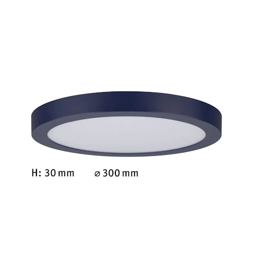 Paulmann LED Panel Abia rund in Nachtblau