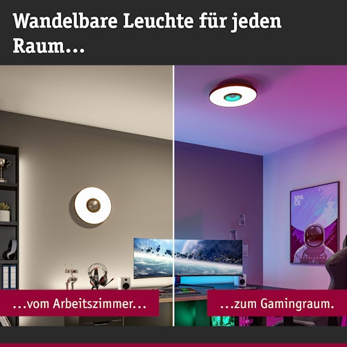 Paulmann LED Deckenleuchte Spaceglow Three