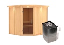Vorschaubild Karibu Sauna Jarin mit Eckeinstieg 68 mm