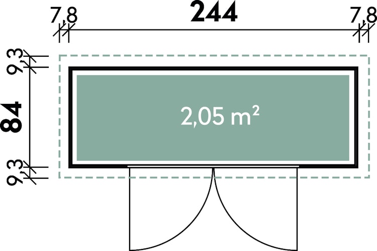 Wolff Finnhaus Premium Geräteschrank 20-A/B/C/D Bild