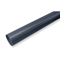 Fallrohr Kunststoff DN 80 mm, Länge 200 cm, Farbe dunkelgrau