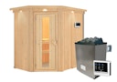 Vorschaubild Karibu Sauna Carin mit Eckeinstieg 68 mm