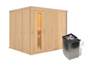Vorschaubild Karibu Sauna Gobin mit Fronteinstieg 68 mm