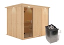 Vorschaubild Karibu Sauna Gobin mit Fronteinstieg 68 mm
