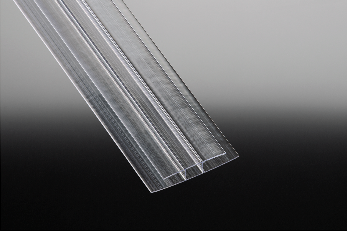 T&J Polycarbonat H-Profil für Stegplatten 10 mm