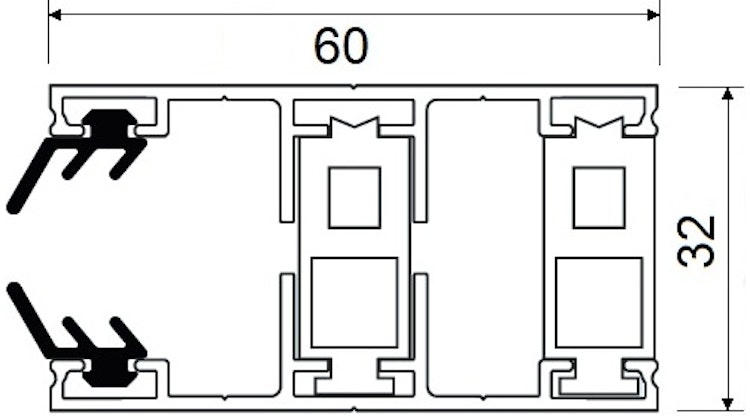 T&J TEJEALU Thermosystem Alu Randprofil 16 mm