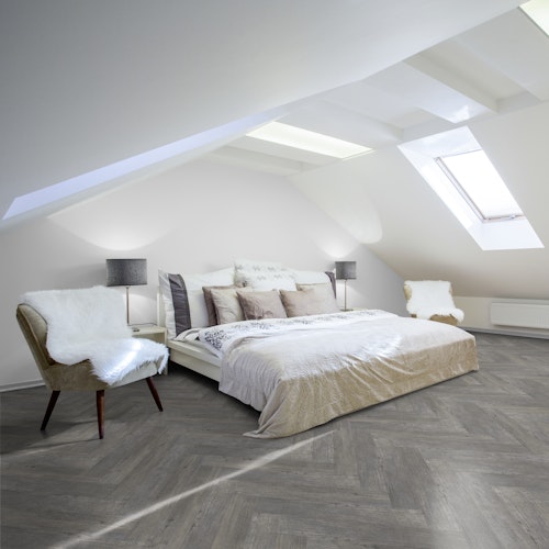 SLY Herringbone Corse Klick-Designboden Landhausdielenoptik