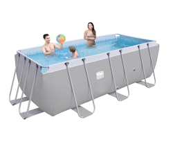 Happy People Stahlrahmenpool-Set, 400x207x 122cm