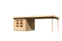 Vorschaubild Karibu Woodfeeling Gartenhaus Bastrup 4 naturbelassen - 28 mm