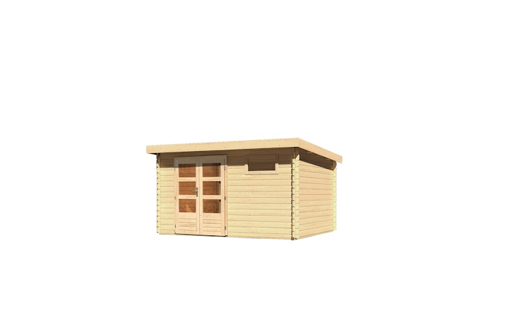 Karibu Woodfeeling Gartenhaus Bastrup 8 - 28 mm inkl. gratis Innenraum-Pflegebox im Wert von 99€ Bild