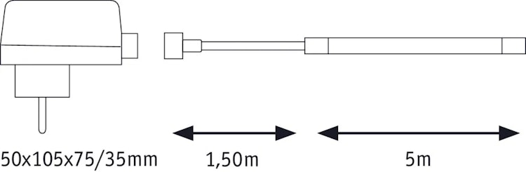 Paulmann SimpLED LED Strip Outdoor Komplettset 5m