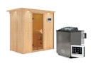 Vorschaubild Karibu Sauna Variado mit Fronteinstieg 68 mm