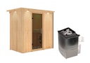 Vorschaubild Karibu Sauna Variado mit Fronteinstieg 68 mm
