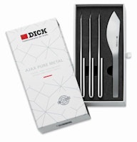 DICK Steak- und Tafelmesser Set PURE METAL Ajax 4-teilig