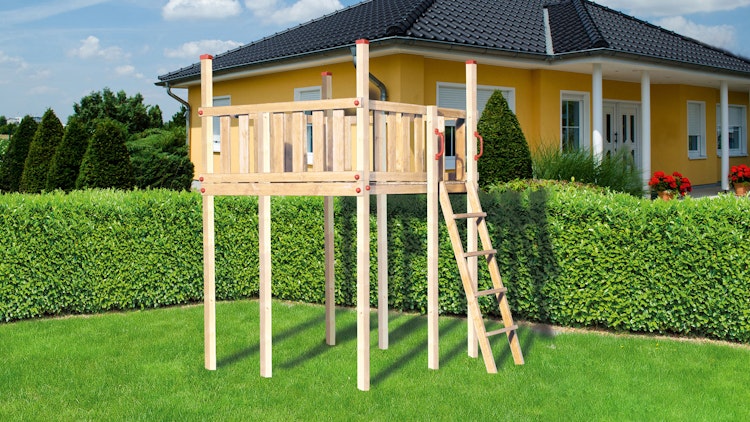 Weka Tabaluga Kinderspielgerät Spielturm 816 D