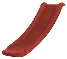 Weka Rutsche für Kinderspielhaus Lotti, 120 cm, 60 cm Podesthöhe, rot