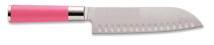 DICK Santoku mit Kullenschliff PINK SPIRIT 18 cm Bild