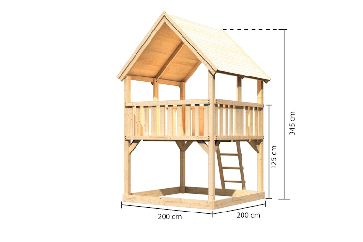 Akubi Kinderspielturm Luis Bild