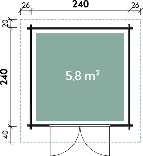 Wolff Finnhaus Blockbohlenhaus Bibertal 28-XS/A/B