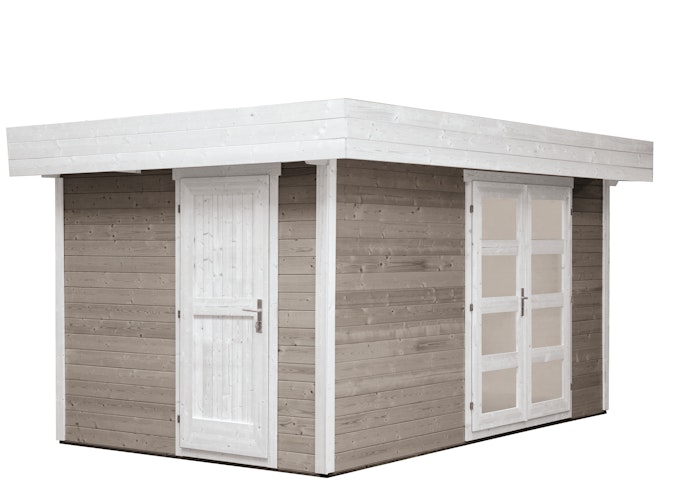Wolff Finnhaus Gartenhaus Pulti Varianta 40 2-Raum