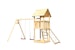 Akubi Kinderspielturm Lotti inkl. Doppelschaukel und NetzrampeBild