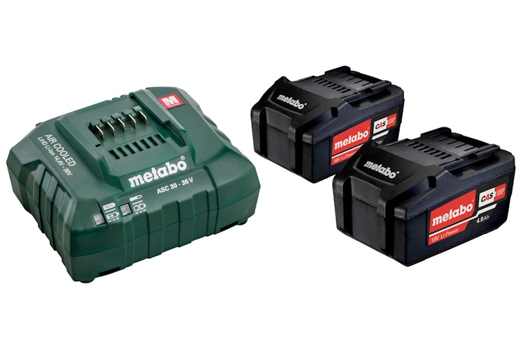 Metabo Basis-Set 2 x 4.0 Ah