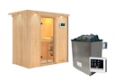 Vorschaubild Karibu Sauna Variado mit Fronteinstieg 68 mm