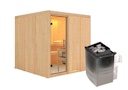 Vorschaubild Karibu Sauna Rodin mit Fronteinstieg 68 mm
