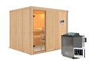Vorschaubild Karibu Sauna Gobin mit Fronteinstieg 68 mm
