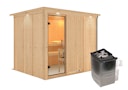 Vorschaubild Karibu Sauna Gobin mit Fronteinstieg 68 mm