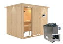 Vorschaubild Karibu Sauna Gobin mit Fronteinstieg 68 mm