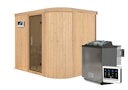 Vorschaubild Karibu Sauna Titania 4 mit Fronteinstieg 68 mm