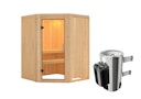 Vorschaubild Karibu Sauna Nanja - 68 mm Systemsauna - 230 Volt Plug & Play
