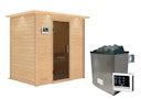 Vorschaubild Karibu Woodfeeling Sauna Sonja - 38 mm Massivholz Aktionssauna