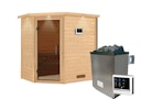 Karibu Woodfeeling Sauna Svea - 38 mm Massivholz Aktionssauna