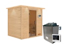 Vorschaubild Karibu Woodfeeling Sauna Anja - 38 mm Massivholz Aktionssauna