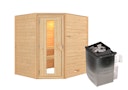Vorschaubild Karibu Woodfeeling Sauna Mia - 38 mm Massivholz Aktionssauna