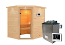 Vorschaubild Karibu Woodfeeling Sauna Mia - 38 mm Massivholz Aktionssauna