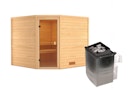 Vorschaubild Karibu Woodfeeling Sauna Leona - 38 mm Massivholz