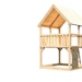 Akubi Kinderspielturm Luis inkl. Kletterwand inkl. gratis Akubi Farbystem & KuscheltierBild